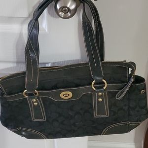 Black coach bag